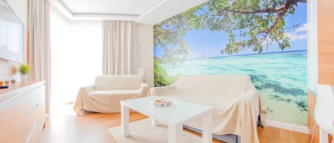 1 habitación y ropa de cama
