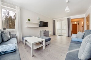 Apartamento (2) | 1 quarto, Wi-Fi de cortesia, roupa de cama