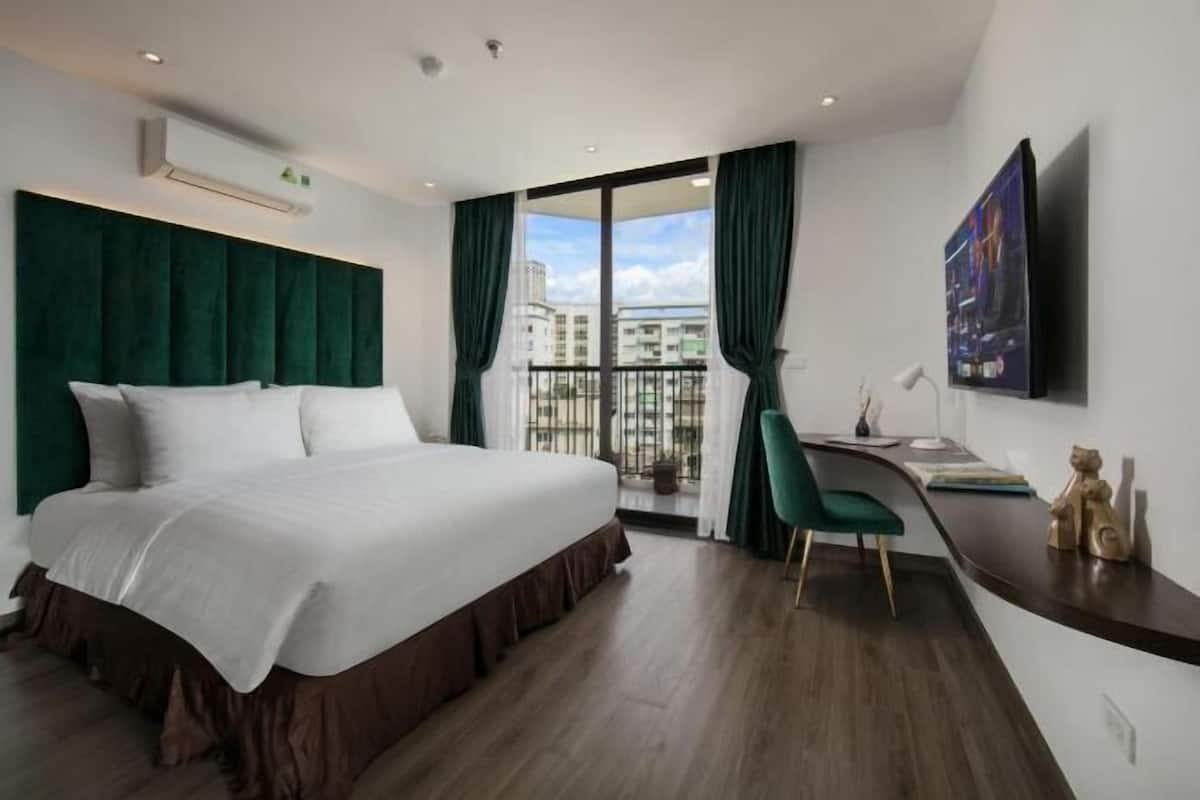 1 quarto, frigobar, cofres nos quartos, individualmente decorados