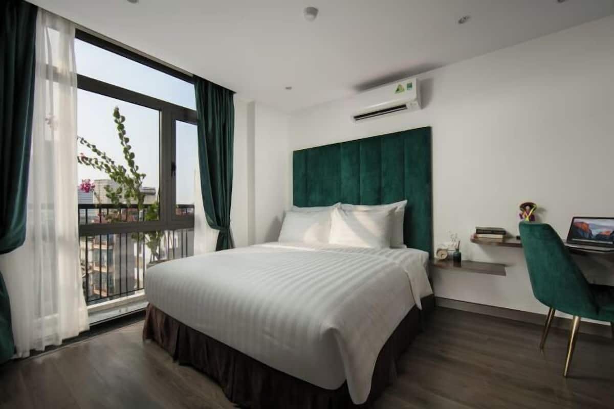 1 quarto, frigobar, cofres nos quartos, individualmente decorados