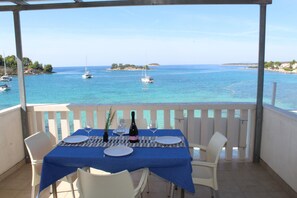 Apartment, 1 Bedroom, Terrace, Sea View | Terrace/patio