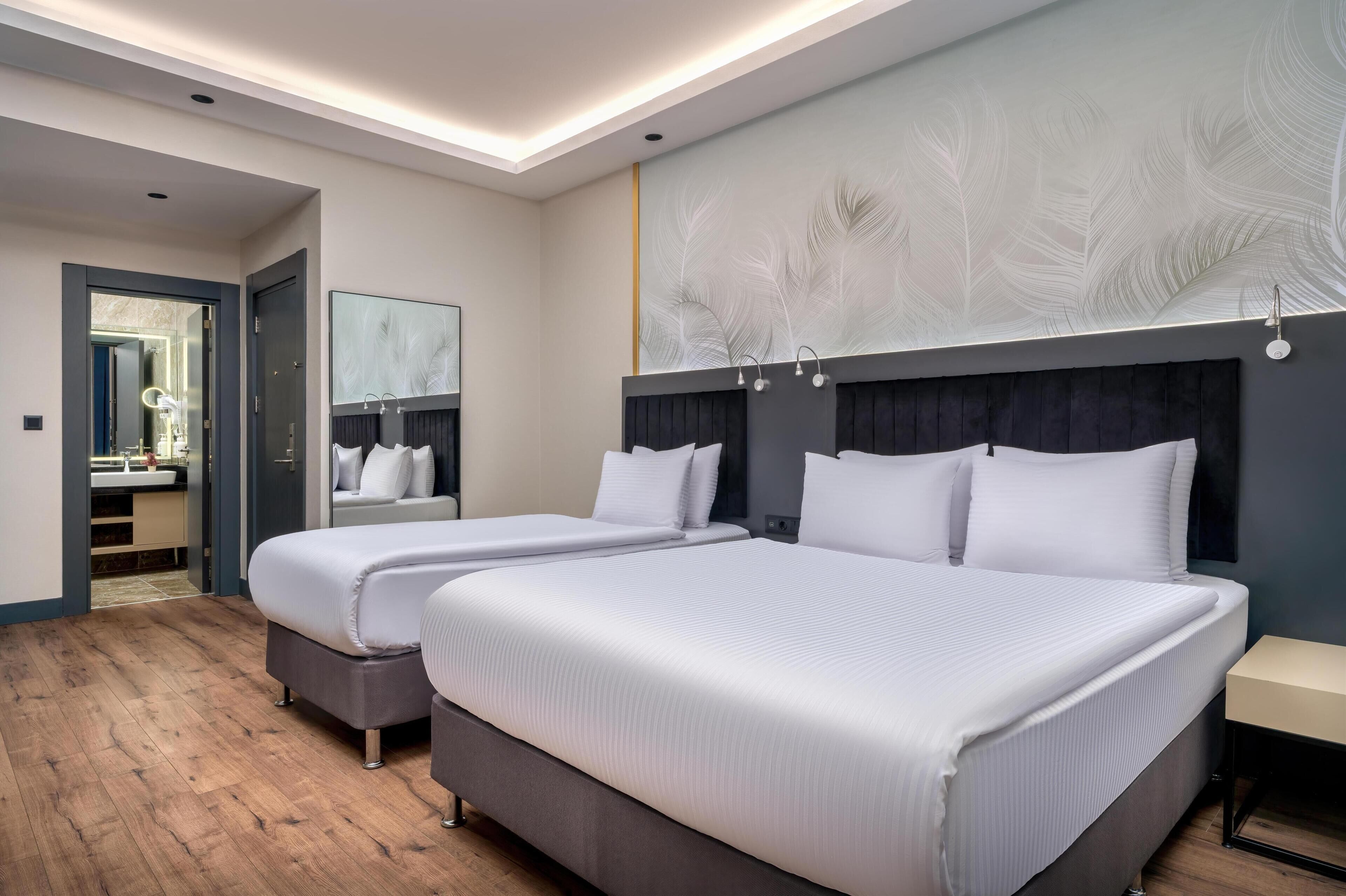 Chambre Supérieure, plusieurs lits, non-fumeurs | Draps en coton égyptien, literie de qualité supérieure