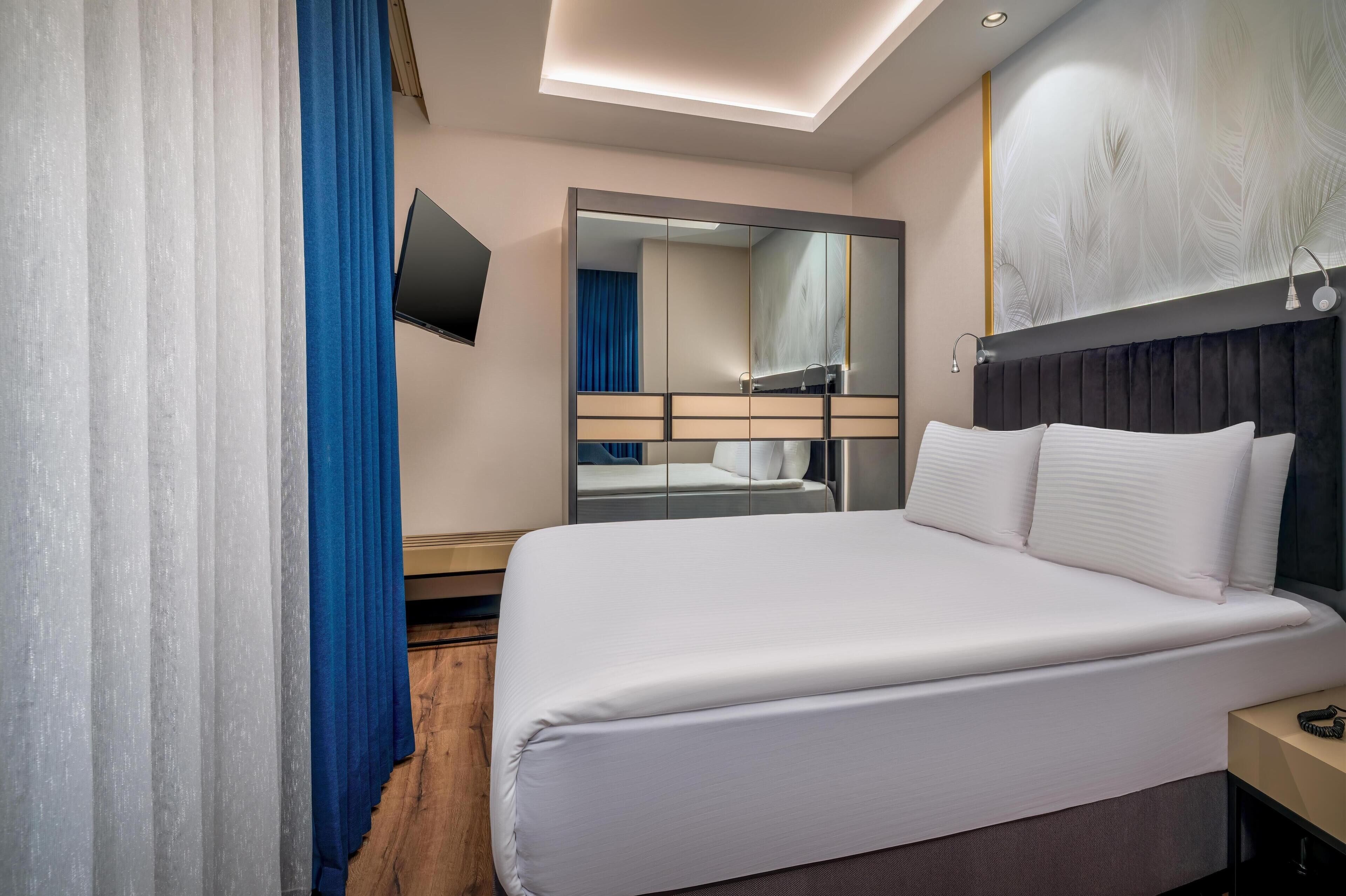 Suite Junior, 2 lits doubles, non-fumeurs | Draps en coton égyptien, literie de qualité supérieure