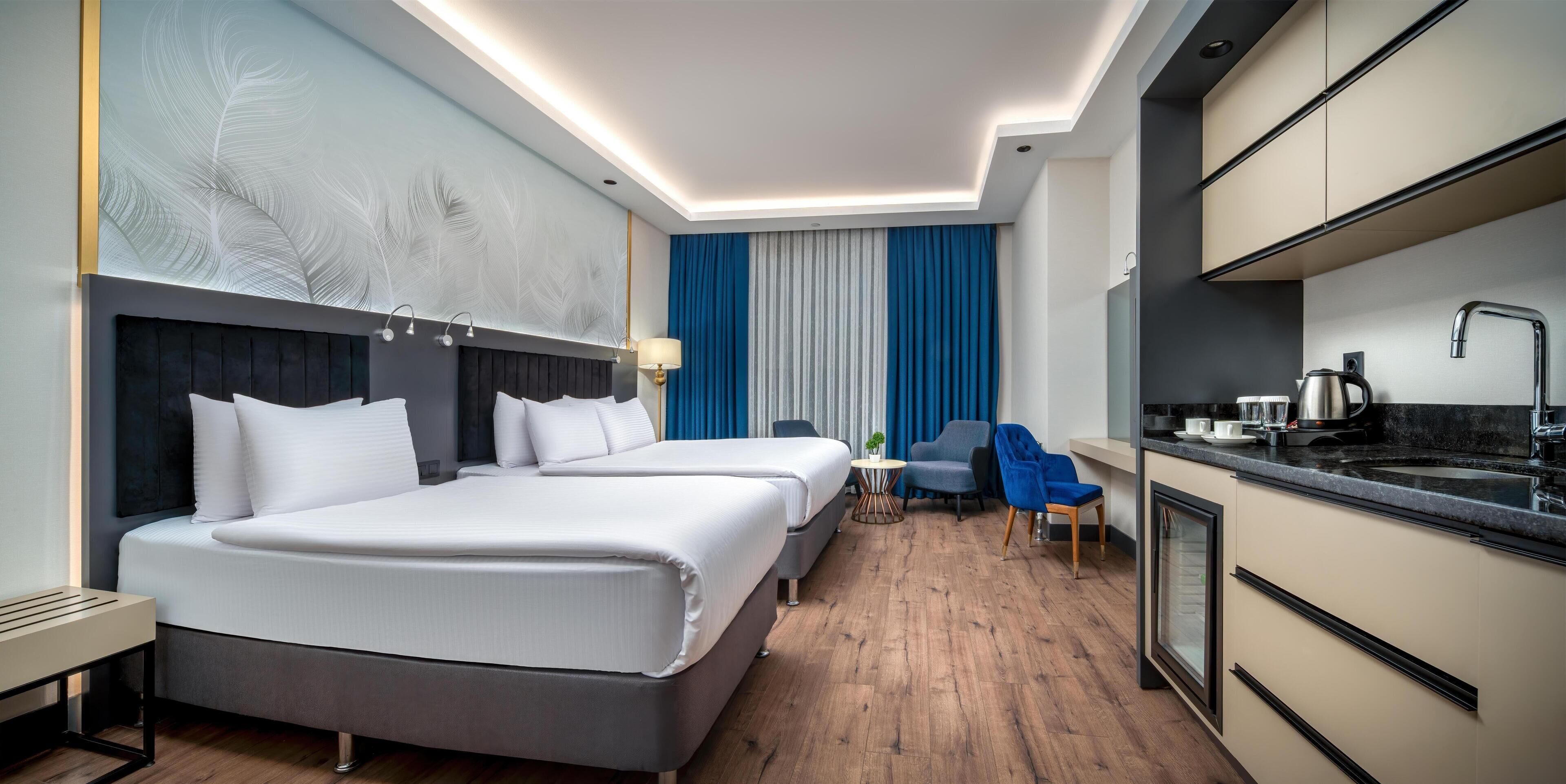 Chambre Supérieure, plusieurs lits, non-fumeurs | Draps en coton égyptien, literie de qualité supérieure