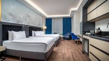 Chambre Supérieure, plusieurs lits, non-fumeurs | Draps en coton égyptien, literie de qualité supérieure