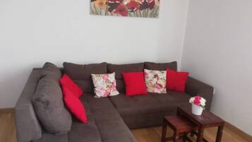 Apartment | Living room | Flat-screen TV