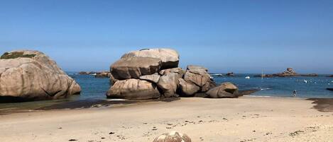 Accommodatie ligt op het strand