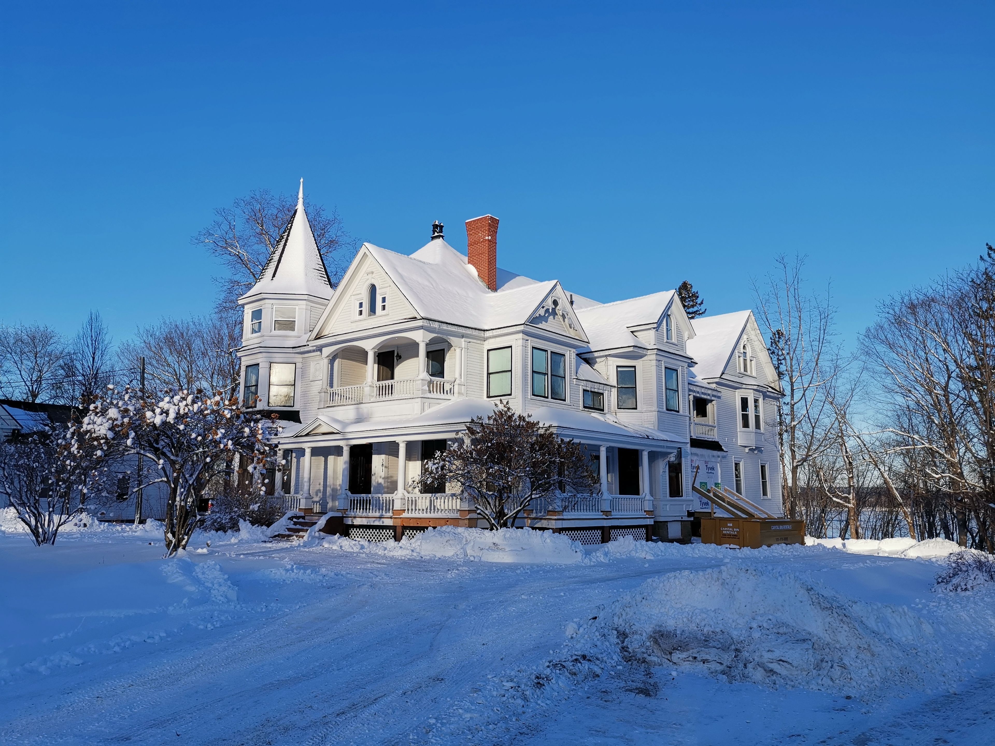 Overnatningsstedets facade