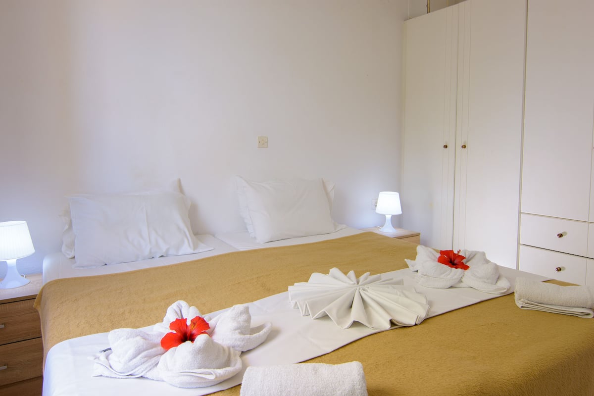 2 slaapkamers, een kluis op de kamer, geluiddichte muren