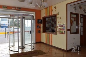 Interior entrance