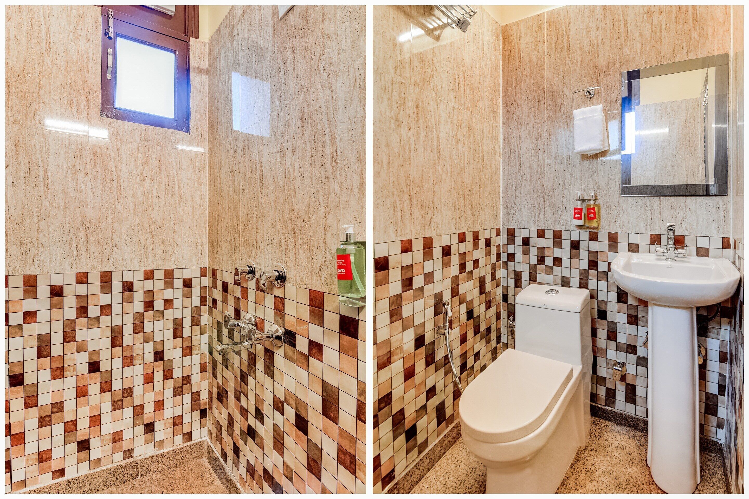 Shower, towels