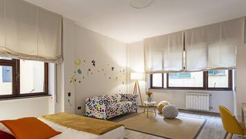 Apartment, 2 Bedrooms (Salvia) | Living room | Flat-screen TV