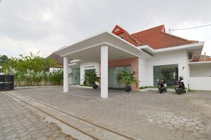 Fassade der Unterkunft