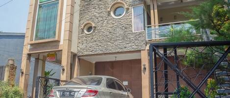 Fassade der Unterkunft