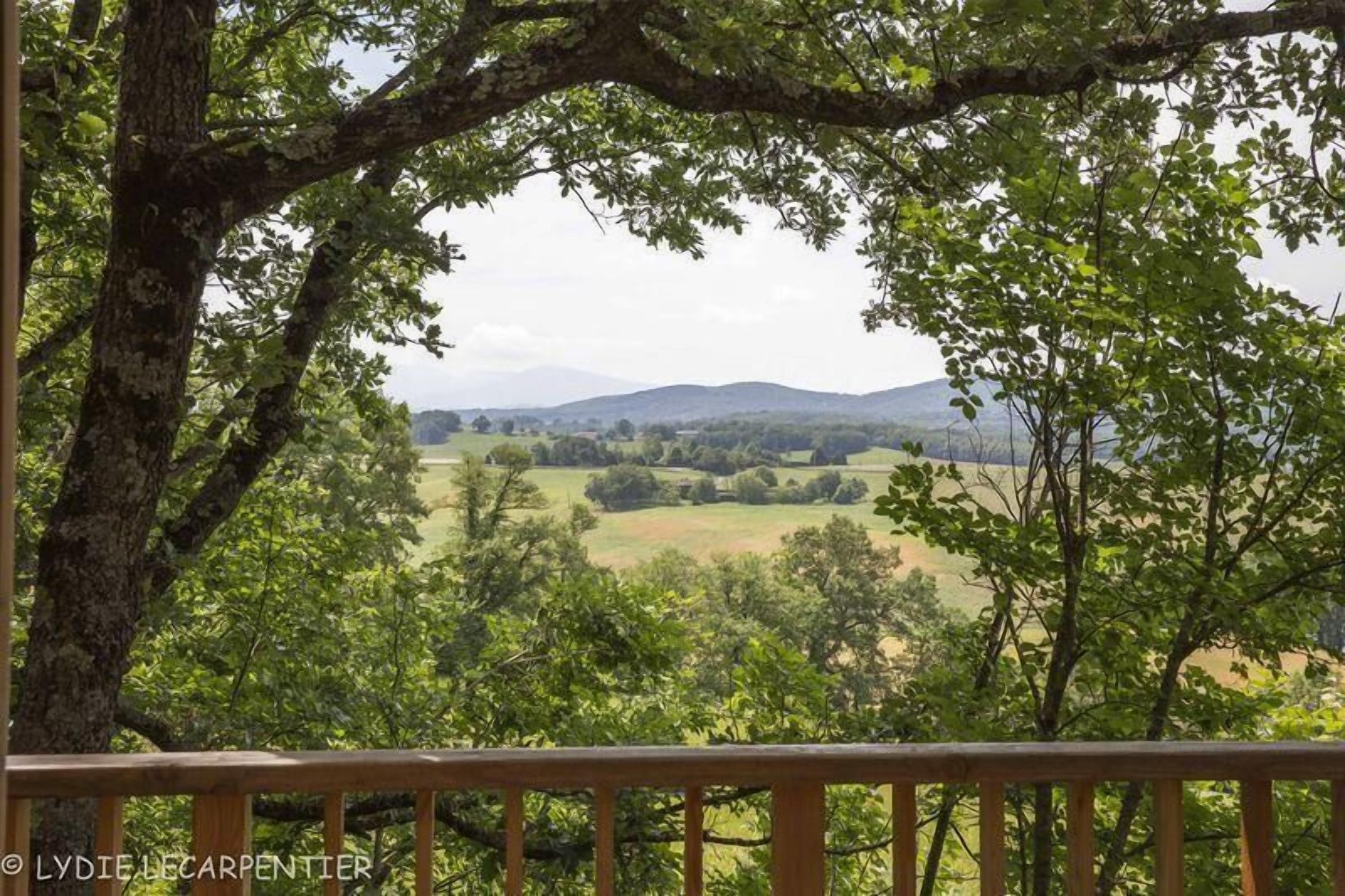 Ferienhütte | Blick vom Balkon