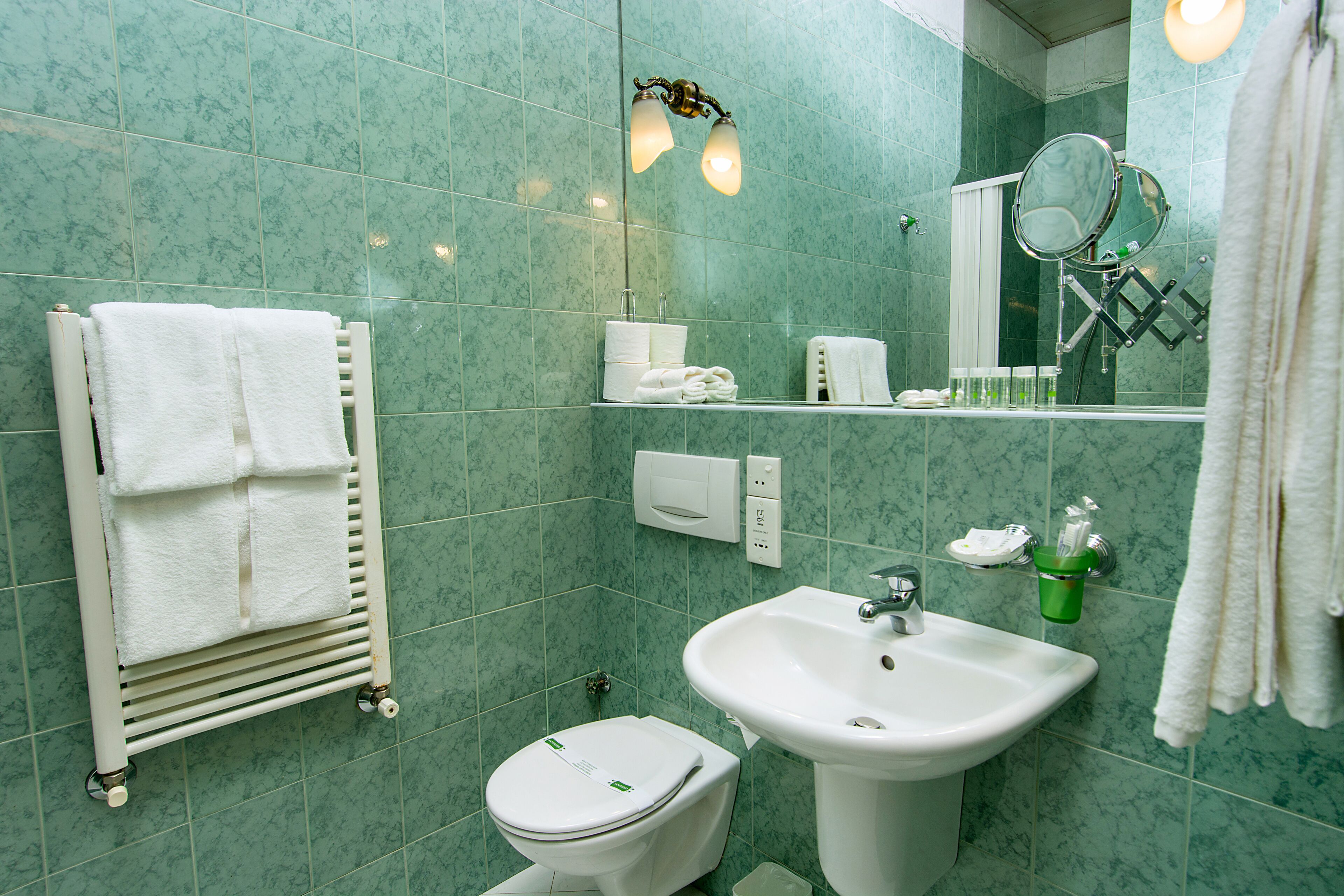 shower, free toiletries, hair dryer, dressing gowns