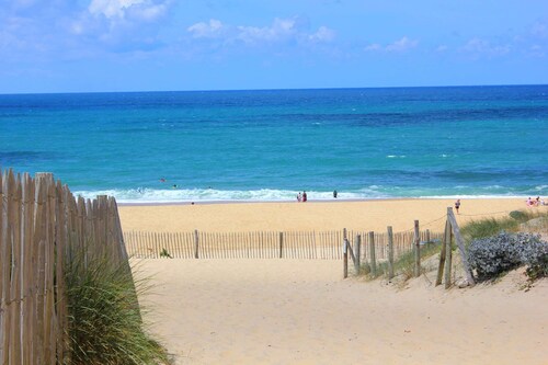 Seignosse Ocean, patio villa in a quiet cul-de-sac, a stone's throw from the beach, for 5 people