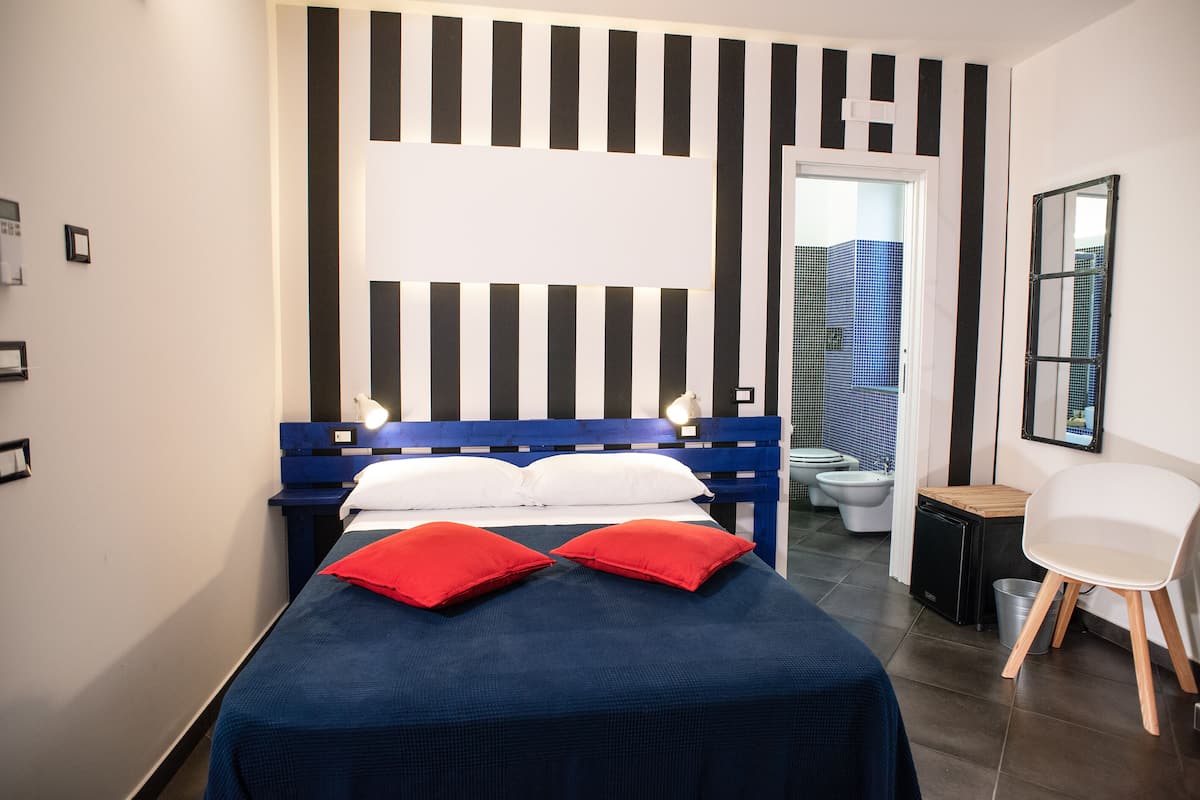 Standard Double Room (Blue) | Minibar, in-room safe, desk, laptop workspace
