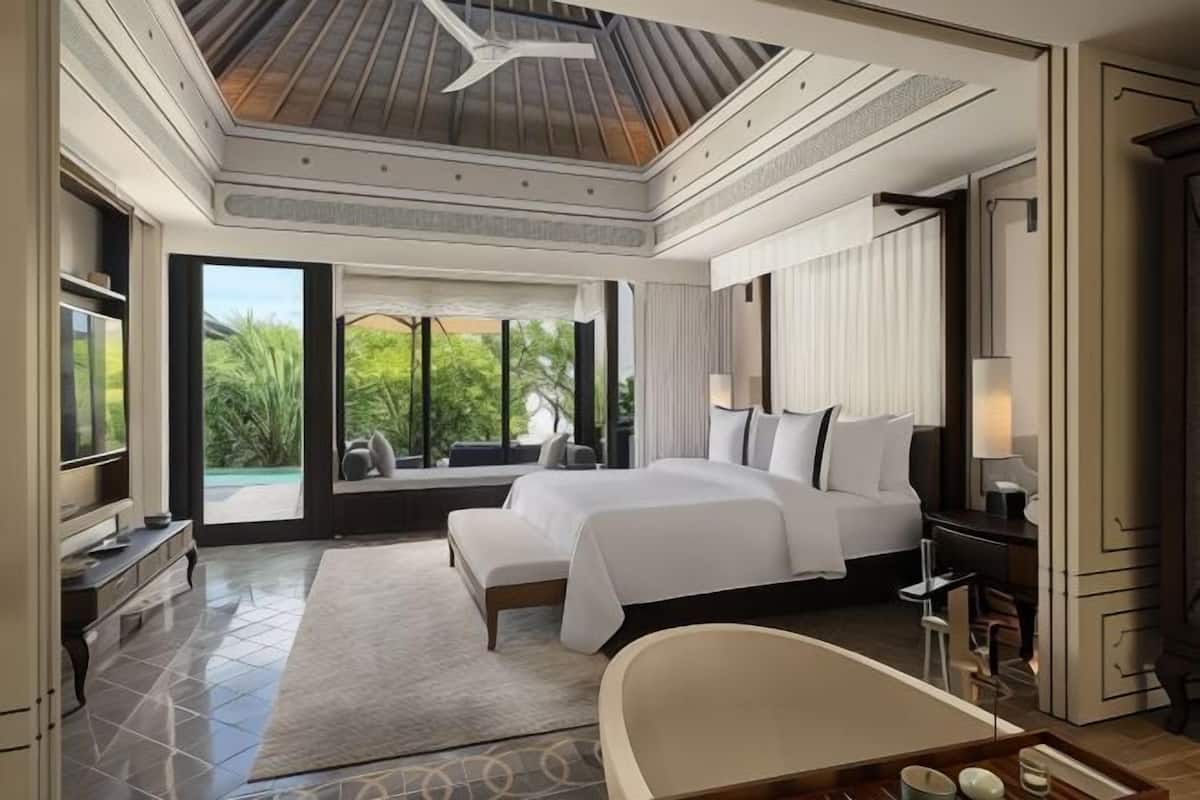 Premium bedding, memory foam beds, minibar, in-room safe