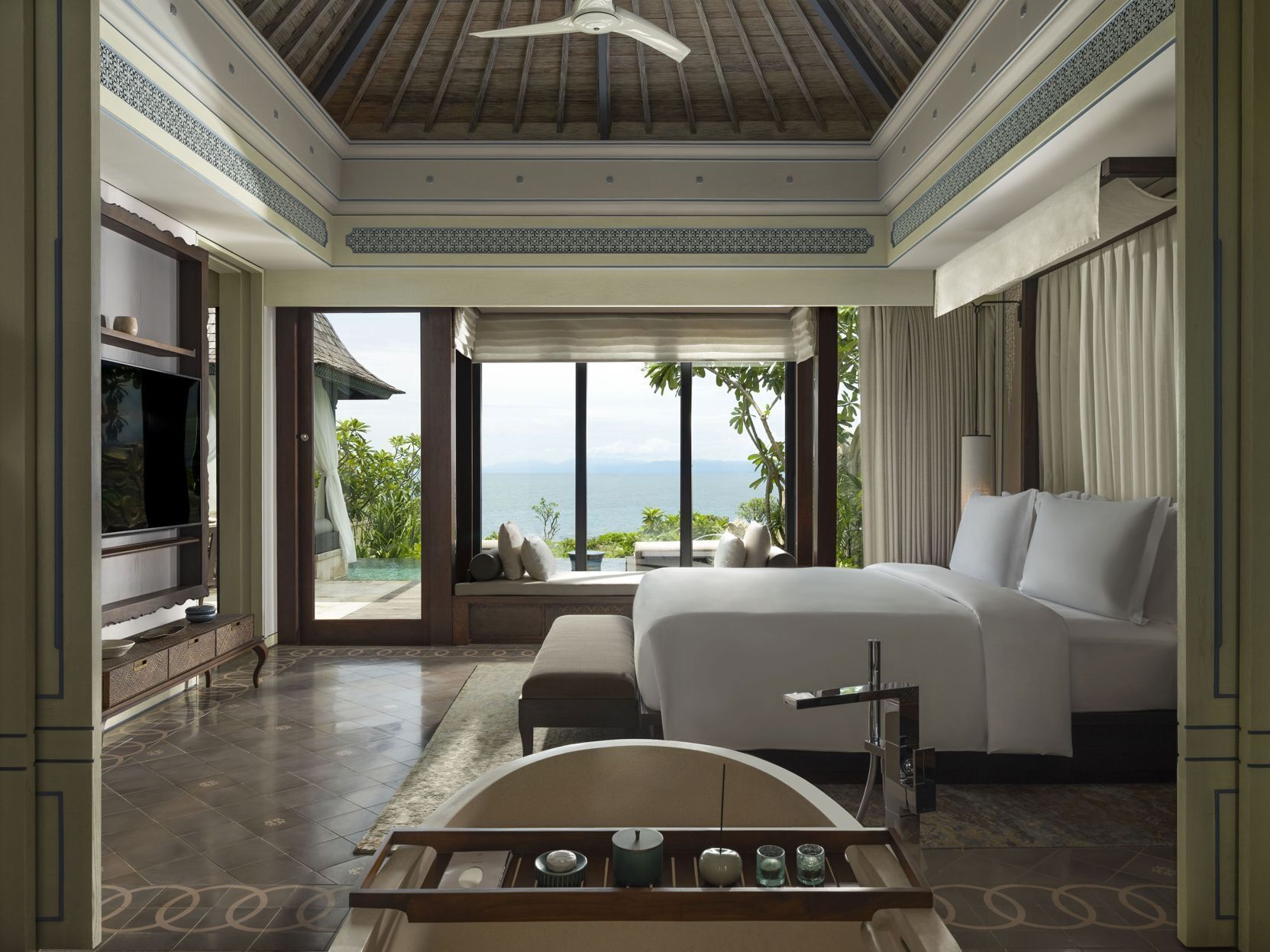 Premium bedding, memory-foam beds, minibar, in-room safe