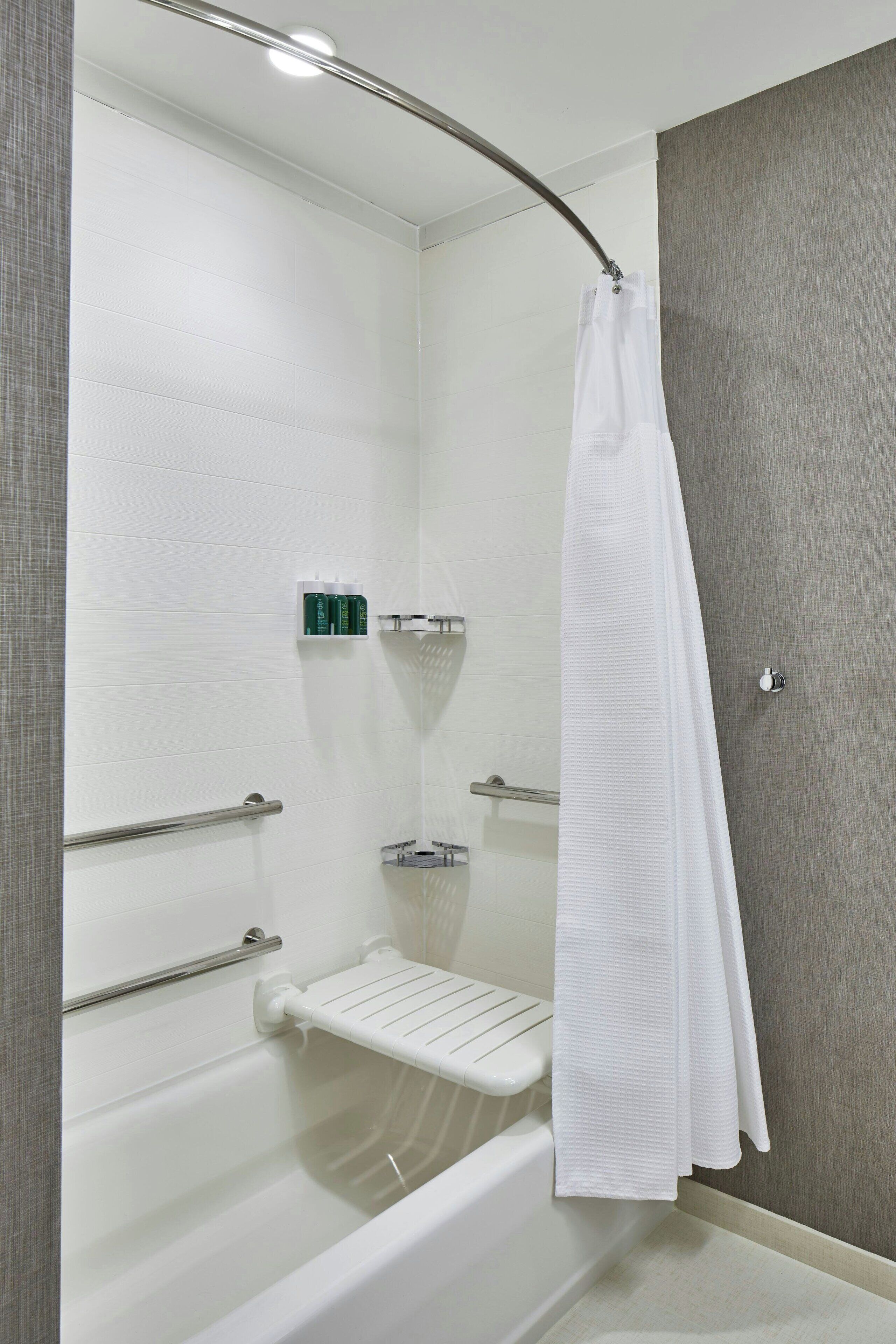 free toiletries, hair dryer, towels, soap