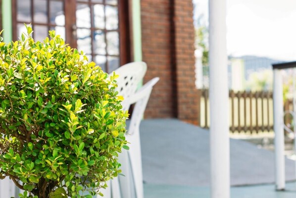 Overnatningsstedets facade