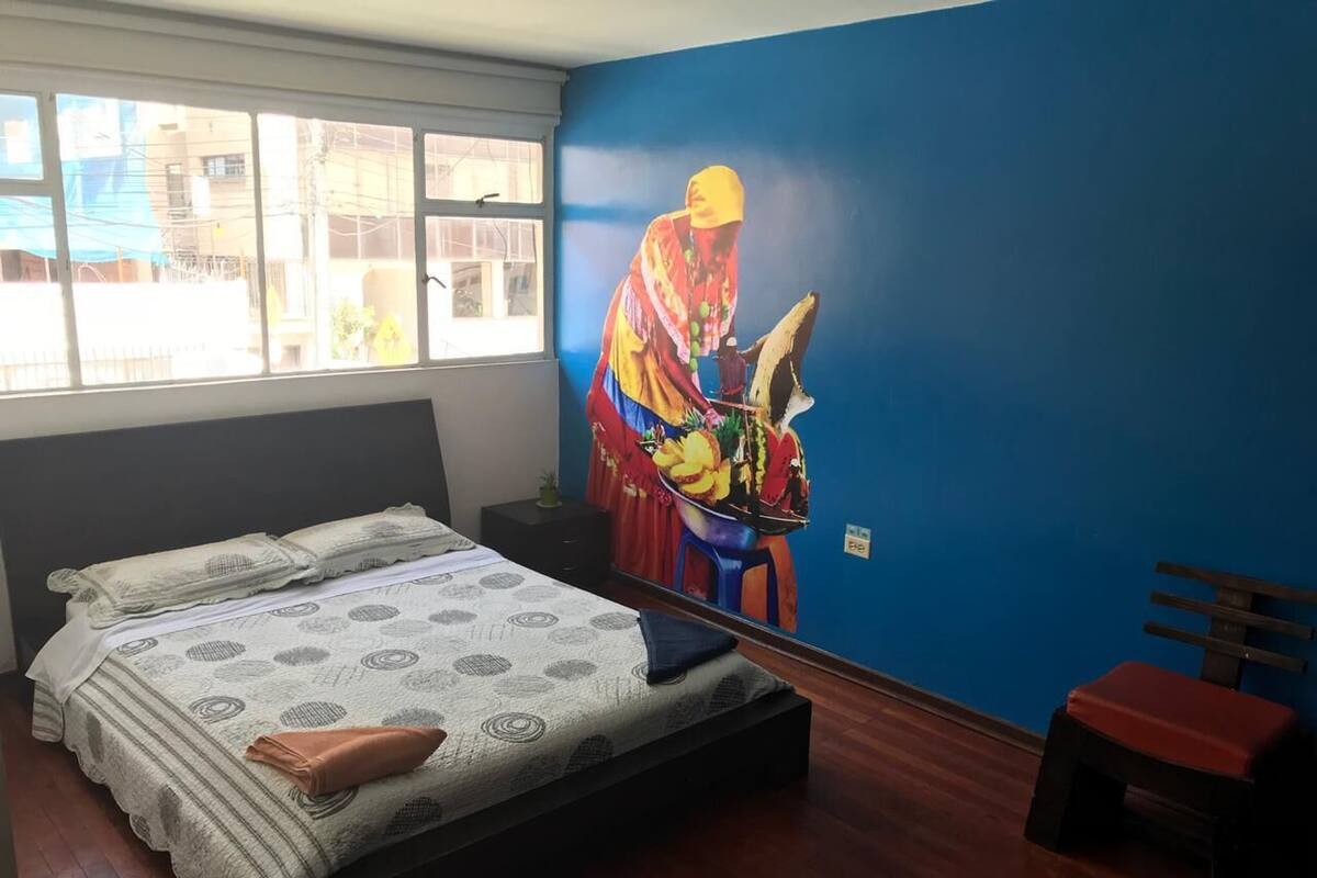 Habitación Doble Pacifico, Baño Privado, Vista a la Ciudad | Sötétítőfüggöny, ingyenes wifi és ágynemű