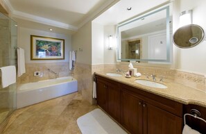 Hair dryer, towels, soap, shampoo - Ritz Carlton Club Spectacular 2 bedroom condo with views (St Thomas, USVI)