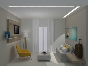 40-inch LCD TV with satellite channels, TV - Filia Suites (Hersonissos)