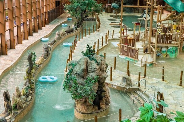 Indoor pool, outdoor pool