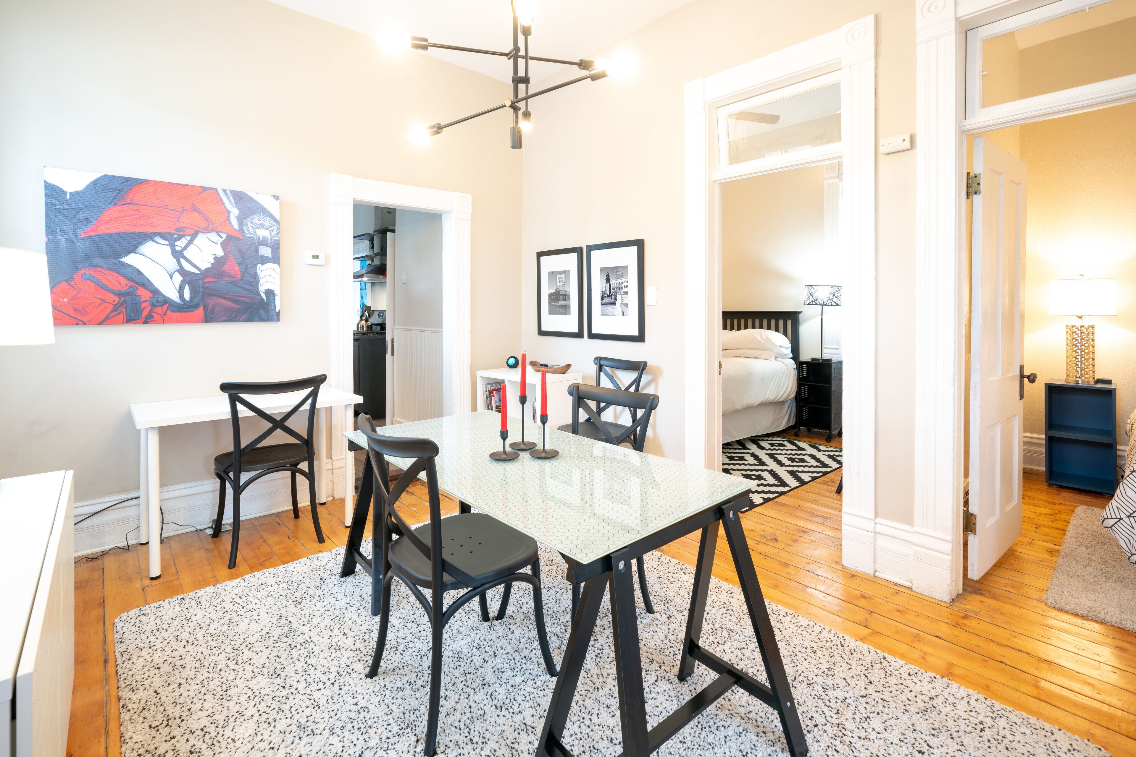 2 habitaciones, tabla de planchar con plancha y wifi gratis 