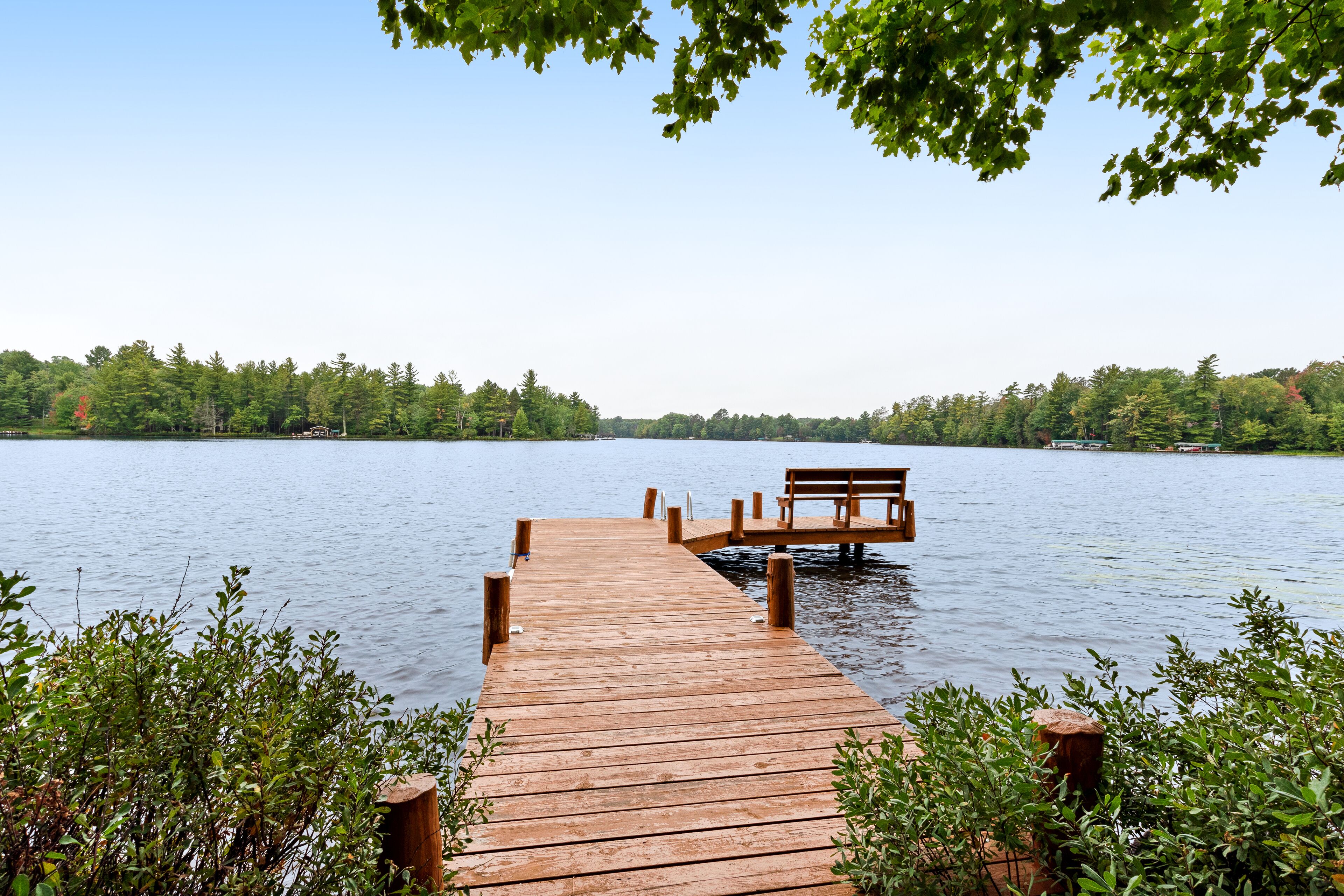 Lakefront home on private peninsula w/ 2 piers & lovely water views - 2 dogs OK