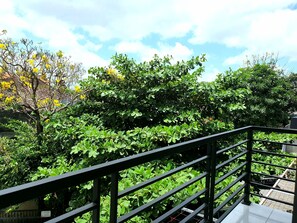 Uitzicht vanaf balkon