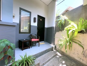 Quarto casal conforto (108) | Terraço/pátio