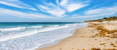 Chaise longue, serviettes de plage