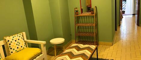 Apartment, 1 Bedroom | Living area | 32-inch flat-screen TV with cable channels, TV