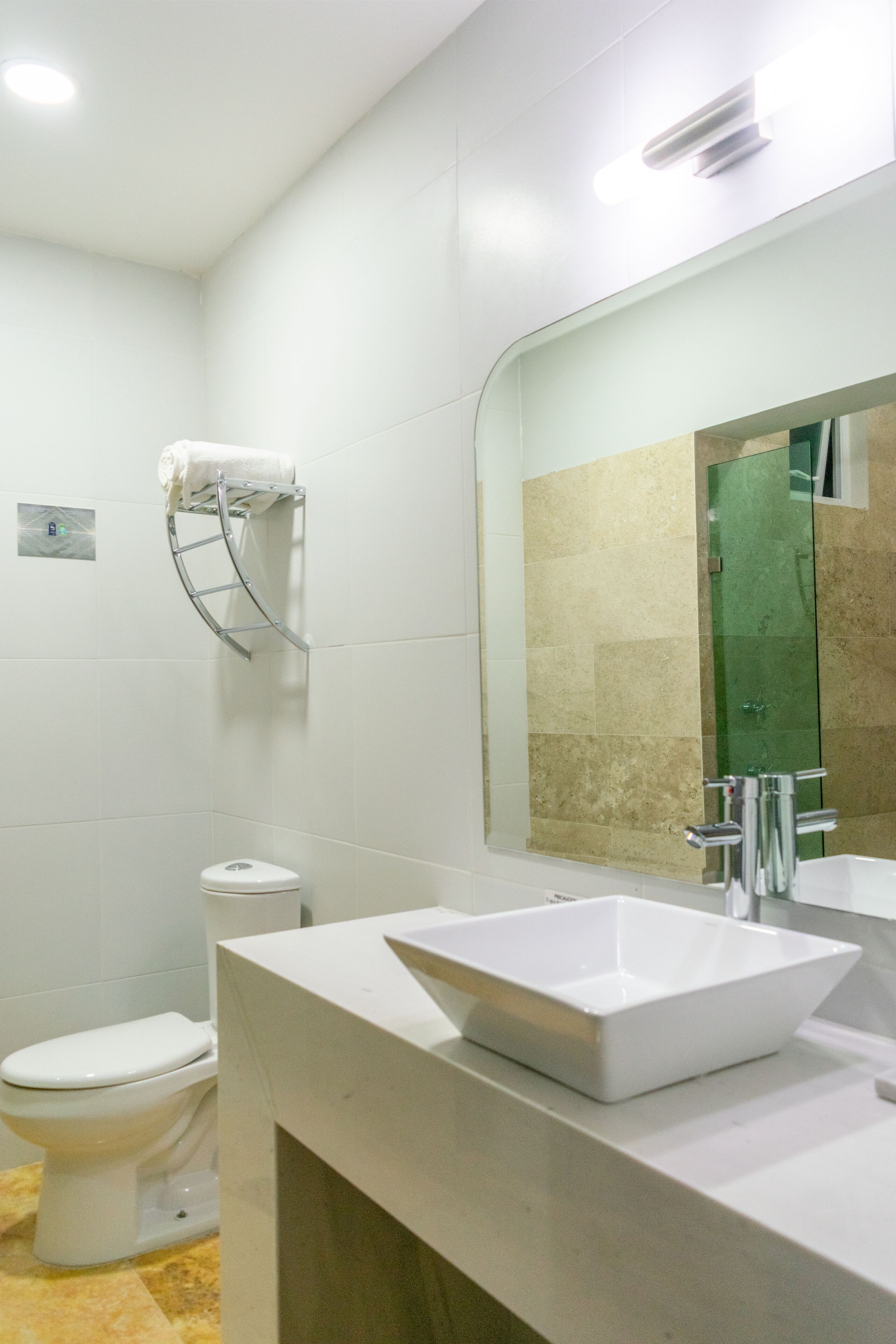 deluxe room, multiple beds | bathroom | shower, rainfall showerhead, free toiletries, hair dryer
