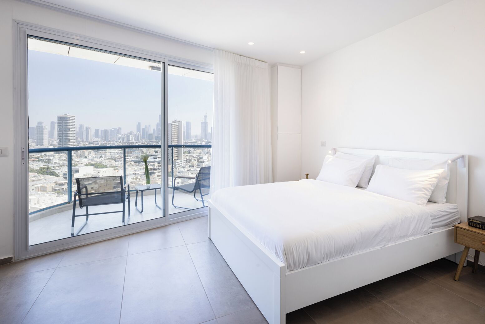 1 bedroom, desk, laptop workspace, blackout curtains