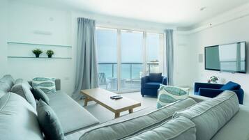 Departamento, para fumadores, vista al mar | Interior