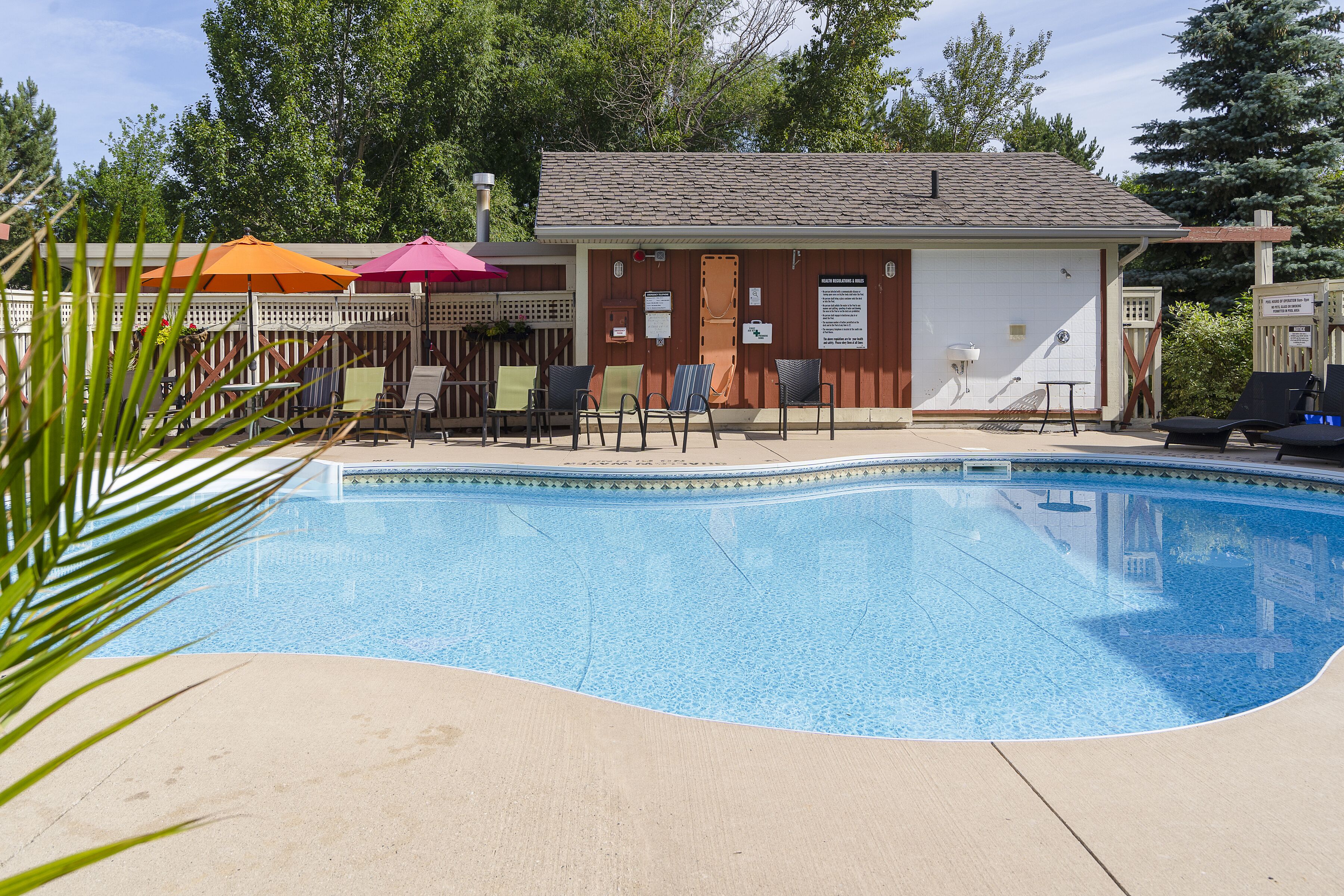 Seasonal outdoor pool