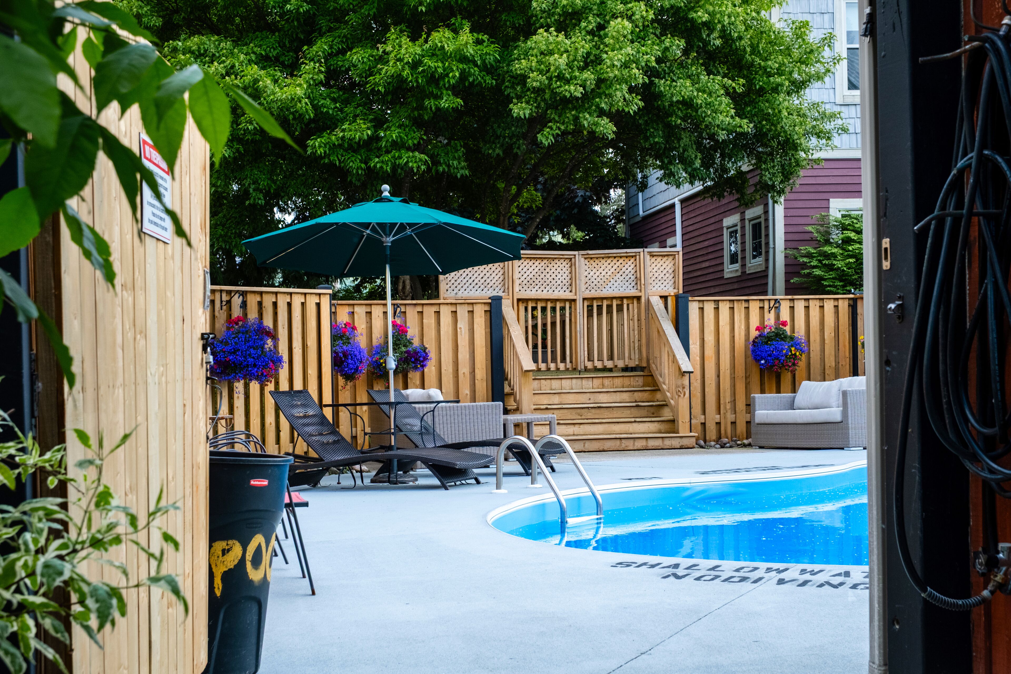 Seasonal outdoor pool