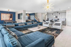 Smart TV, video games, foosball, table tennis