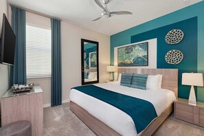 8 bedrooms, desk, iron/ironing board, travel crib