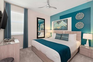 8 bedrooms, desk, iron/ironing board, travel crib