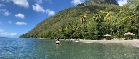 Beach nearby, beach towels