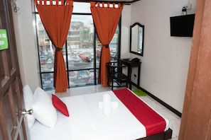 Basic Double Room | Desk, iron/ironing board, free WiFi, bed sheets - Peach Tree Lodge (Ormoc)