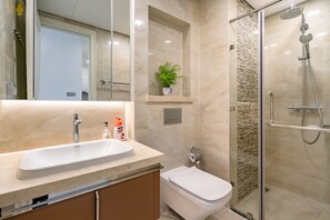 Apartment, 1 Bedroom | Bathroom shower - Ruby Serviced Apartment (Ho Chi Minh City)