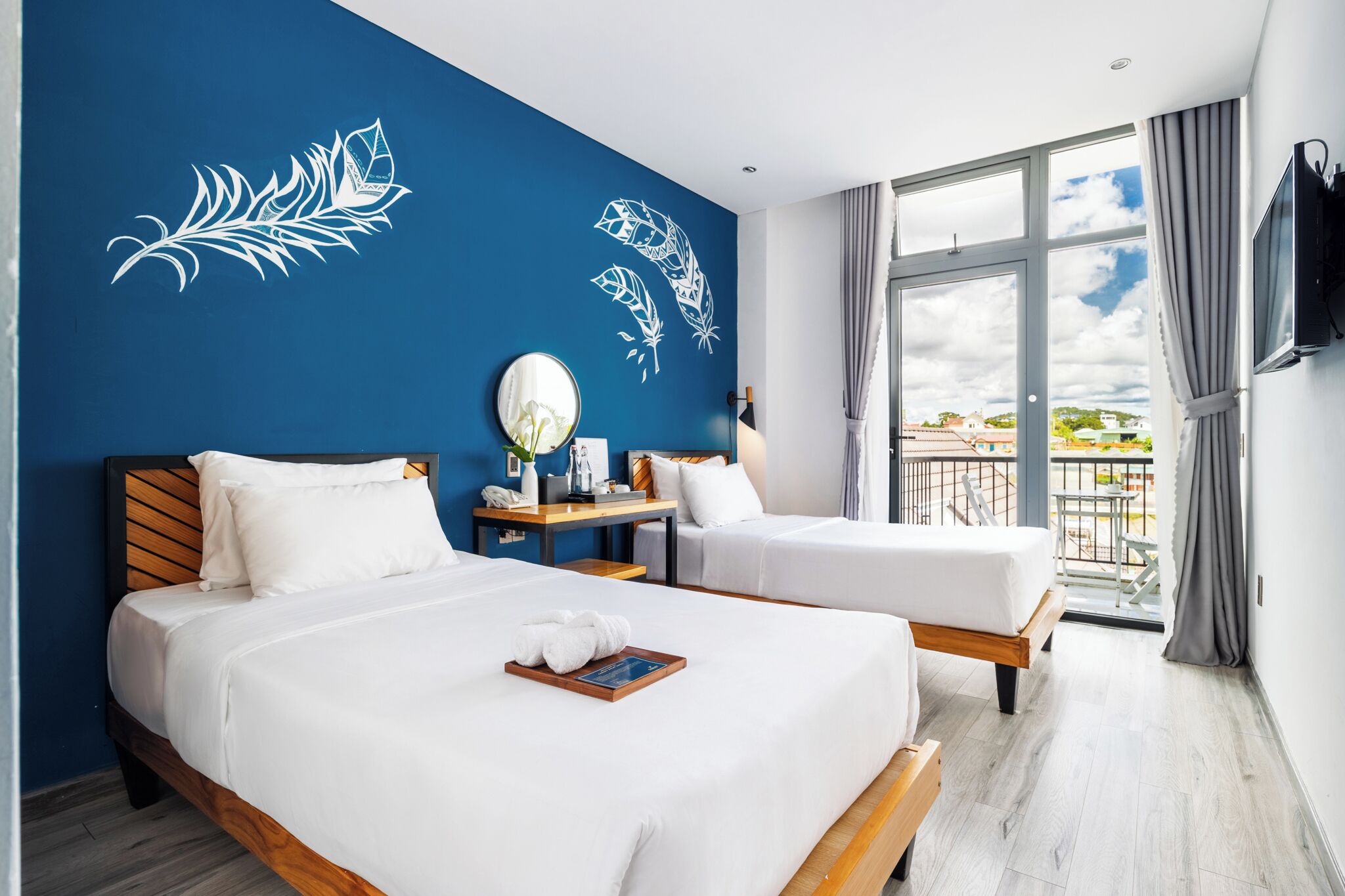 Superior-Doppel- oder -Zweibettzimmer