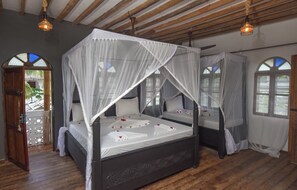 Comfort-Apartment, Blick auf den Innenhof | 1 Schlafzimmer, Schreibtisch, kostenloses WLAN, Bettwäsche