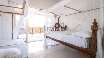 Apartemen Comfort, pemandangan halaman | Meja kerja, Wi-Fi gratis, dan seprai linen